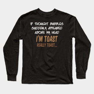 Bad Thought (Dark B/G) Long Sleeve T-Shirt
